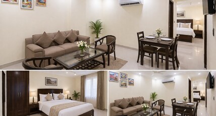 Apple Tree Residency Near Yashobhoomi Room Type - Suite Room with Living Area