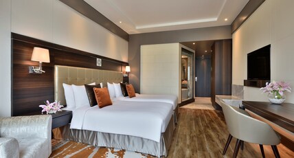 Taj Agra Room Type - Deluxe Room with Bathtub, Twin Bed