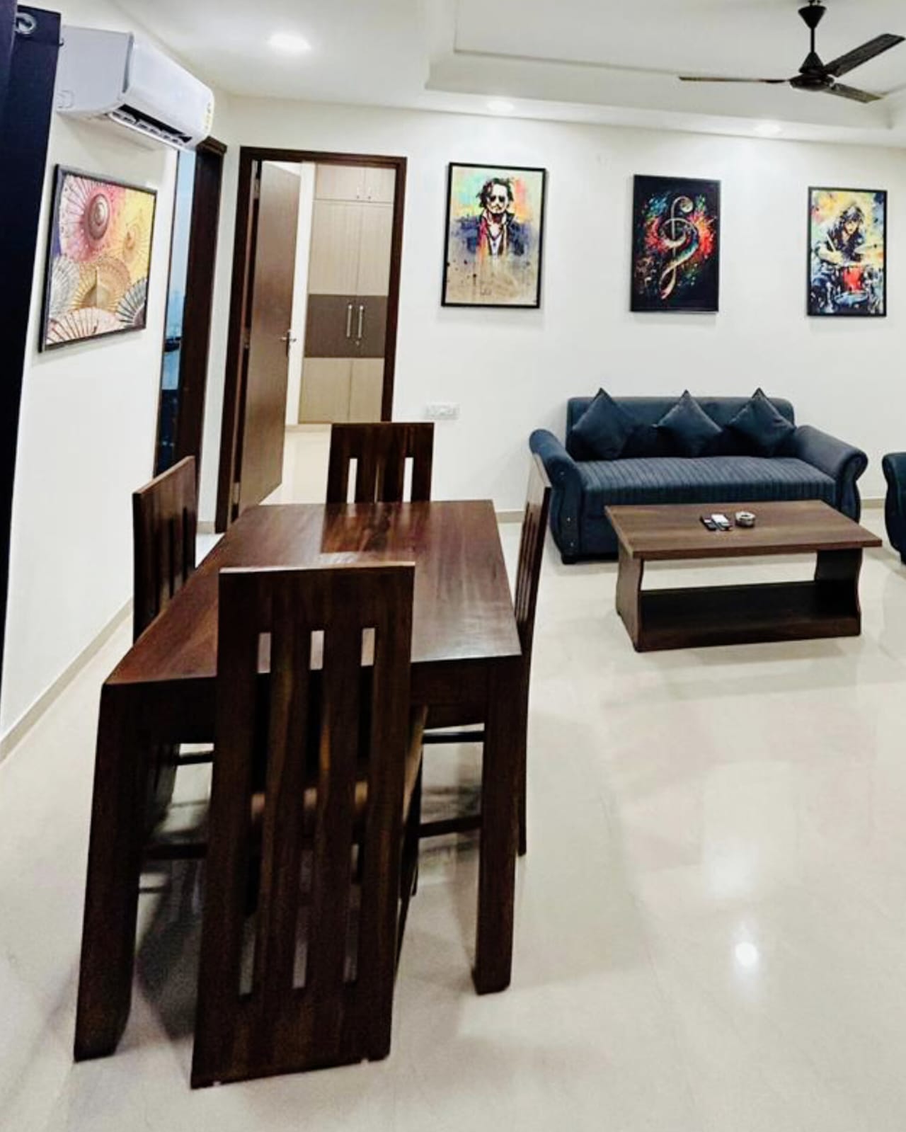 Jewel Nook 2BHK - Near Mall - WiFi -102 - Tap to explore photos