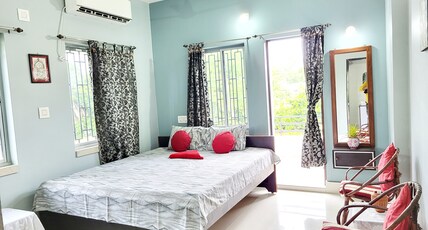 Udita Eco HomeStay  Santiniketan(Near Sonajhuri Haat) Room Type - Deluxe Ac Room with Private Balcony| Village View| 1st Floor