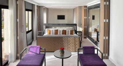 M Room Type - Penthouse, 2 bedrooms, private living room with sofa, private pool