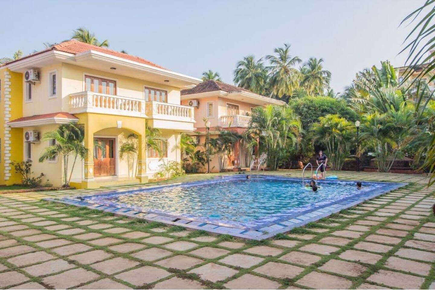 Mosaic Stays 3BHK Villa with Pool and Garden - Tap to explore photos