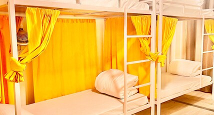 The Urban Mango Hotels |Rooms and Dorms Room Type - 8 bed Female dorm with Balcony