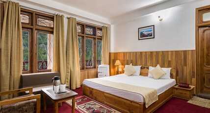 Hotel Kullu Valley - A River Facing Boutique Hotel Room Type - Super Deluxe Room (City View) With All Weather AC Hotel Kullu Valley - A River Facing Boutique Hotel Room Type - Super Deluxe Room (City View) With All Weather AC