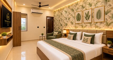 Hotel The BM Velvet - Rohini Room Type - Superior Deluxe Room With Smart TV - Free High Speed Wi-Fi Hotel The BM Velvet - Rohini Room Type - Superior Deluxe Room With Smart TV - Free High Speed Wi-Fi