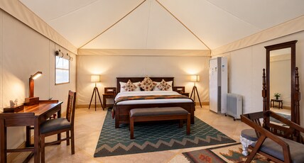 KARWAAN JAISALMER Room Type - Karwaan Signature Tent With Private Sit-Out KARWAAN JAISALMER Room Type - Karwaan Signature Tent With Private Sit-Out