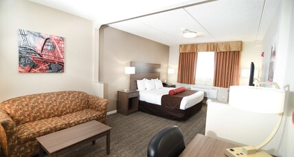 Best Western Plus Sandusky Hotel & Suites Room Type - Suite-1 King Bed, Non-Smoking, Desk, Microwave And Refrigerator, Wi-Fi, Full Breakfast Best Western Plus Sandusky Hotel & Suites Room Type - Suite-1 King Bed, Non-Smoking, Desk, Microwave And Refrigerator, Wi-Fi, Full Breakfast