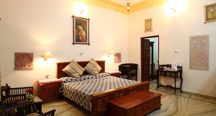 The Pushkar Bagh Resort Room Type - Deluxe Cottage with Private Sit-Out The Pushkar Bagh Resort Room Type - Deluxe Cottage with Private Sit-Out
