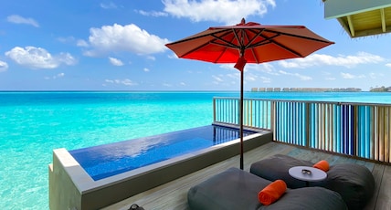 Hard Rock Hotel Maldives- Free Transfers for stays till 31st October 2026 Room Type - Platinum Overwater Pool Villa Hard Rock Hotel Maldives- Free Transfers for stays till 31st October 2026 Room Type - Platinum Overwater Pool Villa