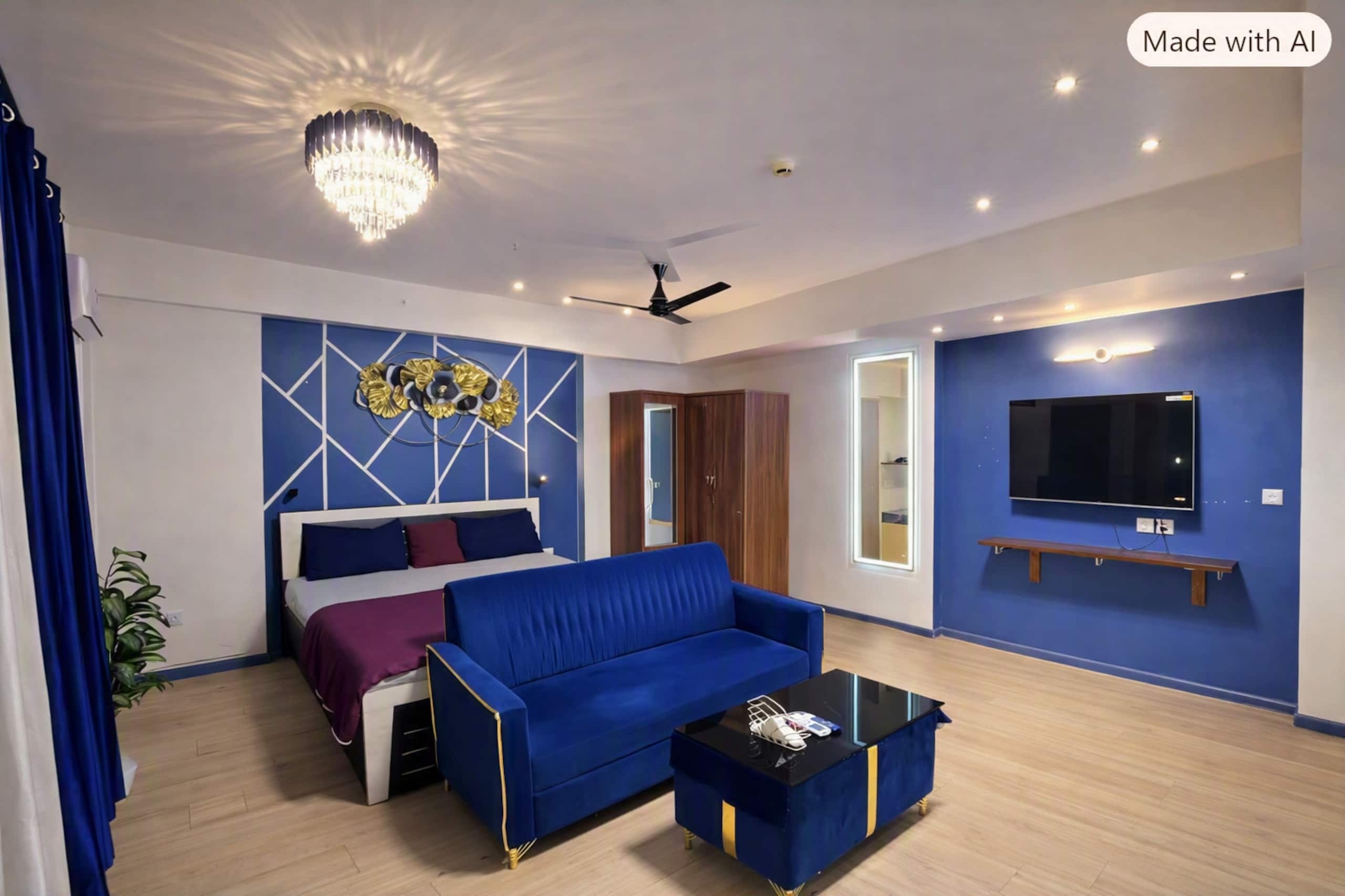 Luxury Cozy Apartments Stay at DLF - Tap to explore photos