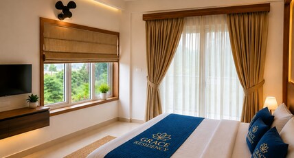 Grace Residency Room Type - Balcony View Non A/C Rooms