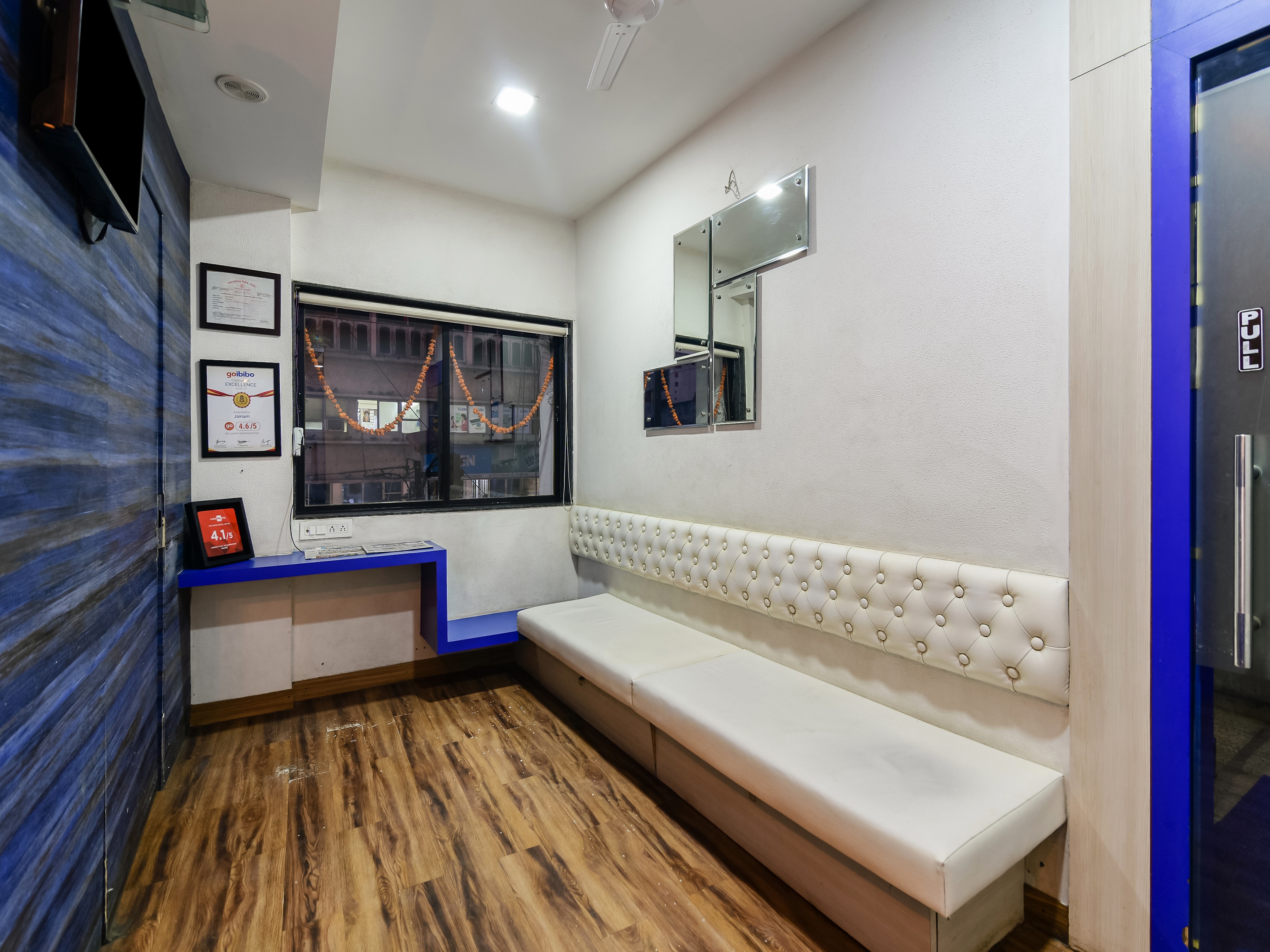 Jainam Dormitory | Bunks in an AC Dorm - Tap to explore photos