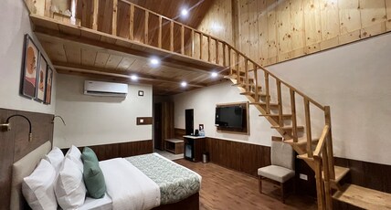 North Deodar Resort Kasol Room Type - Duplex Suite with River / Mountain View  with Private Balcony 