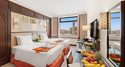 Anjum Makkah Hotel Room Type - Deluxe room Twin Haram View