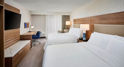 Candlewood Suites BURLINGTON CONFERENCE CENTRE Room Type - 2 Queen Studio Suite Pet Friendly Courtyard Access Candlewood Suites BURLINGTON CONFERENCE CENTRE Room Type - 2 Queen Studio Suite Pet Friendly Courtyard Access