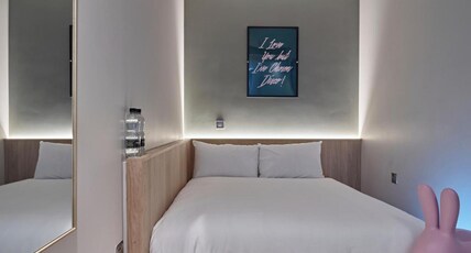 Assembly Leicester Square Hotel Room Type - Compact and comfy windowless roo