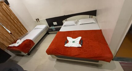 HOTEL TEMPLE SAI Room Type - Triple Bed Non AC Room Near Sai Baba Temple Budget Stay