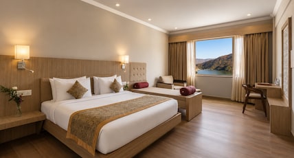 Via Lakhela Lakeview Resort & Spa, Kumbhalgarh Room Type - Top Floor Lake View Rooms. ( Includes 1 Veg Hot Starter Service is available from Monday to Thursday Via Lakhela Lakeview Resort & Spa, Kumbhalgarh Room Type - Top Floor Lake View Rooms. ( Includes 1 Veg Hot Starter Service is available from Monday to Thursday