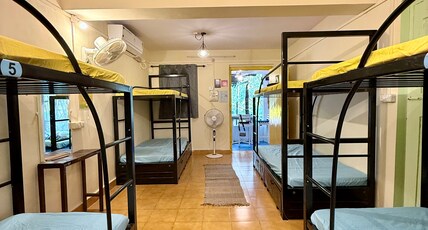 Endlesss Blue Hostel- Vagator Room Type - 8 Bed Mixed Dormitory