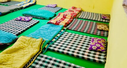 Teerthraj guest house Room Type - Mattress dormitory room