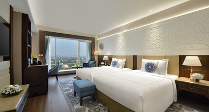 Taj Skyline, Ahmedabad Room Type - Luxury Room Twin Bed City View