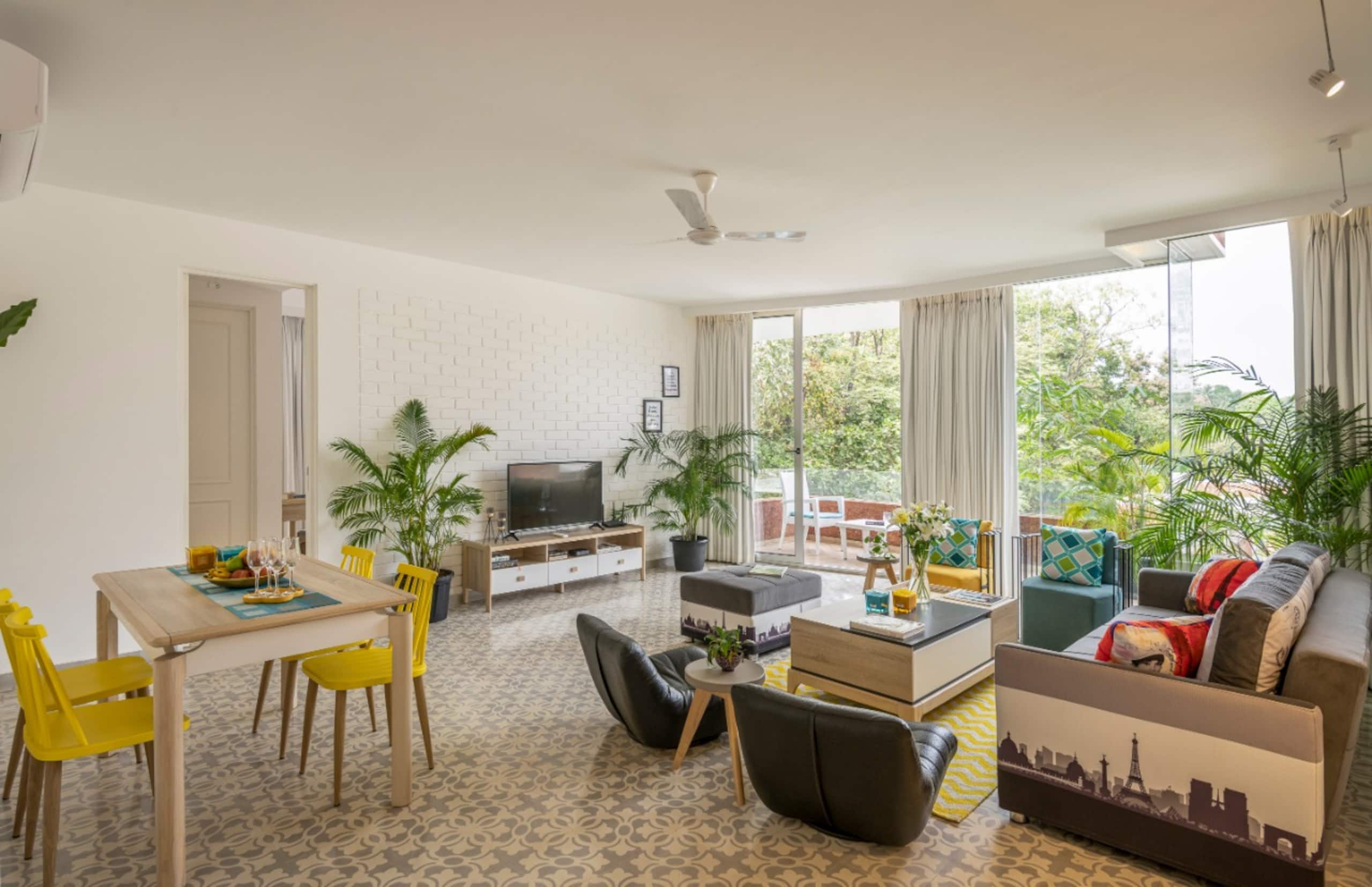 El Sereno 2BHK Spacious Apartment with Balcony & Pool Access (105) - Tap to explore photos