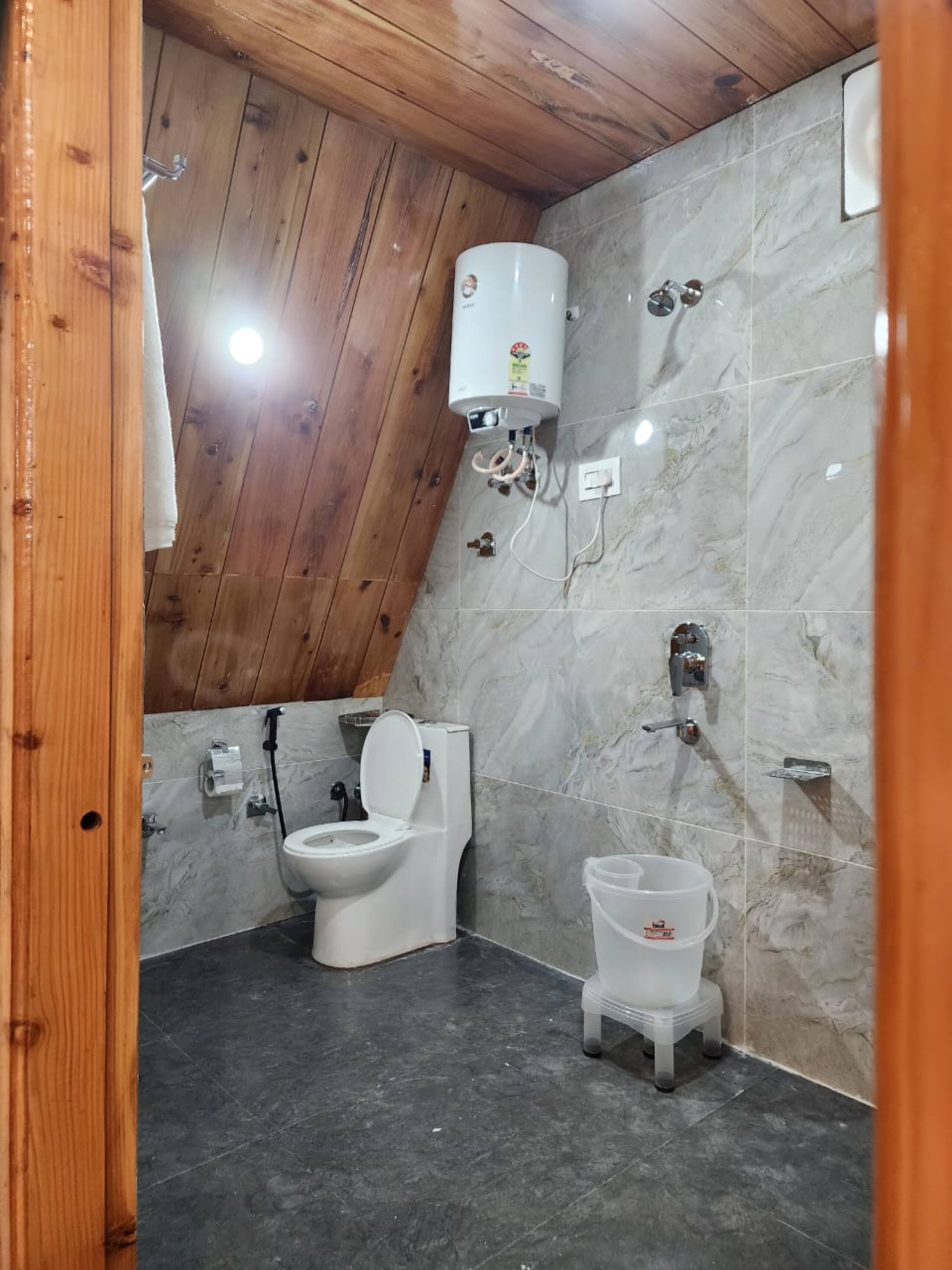 Wooden A Frame Cottage Sainj - Tap to explore photos