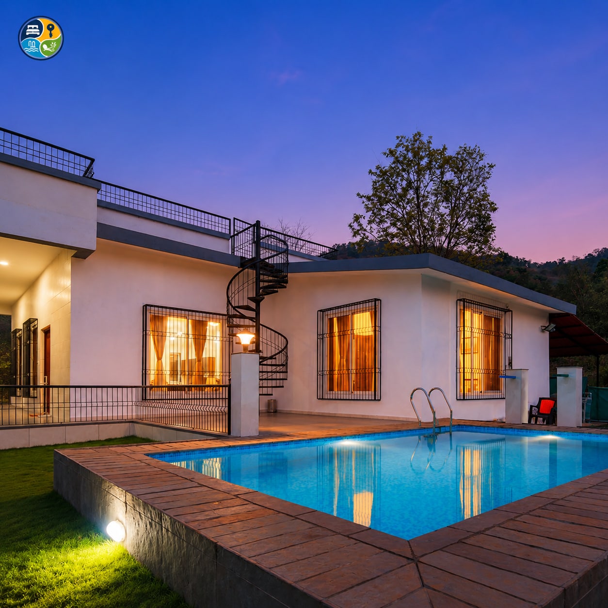 Stay Willas Canopy Crest 4bhkPool & Pvt chef - Tap to explore photos