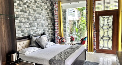Ekantam Resort Room Type - Ultra Luxury King room with private garden and Waterfall