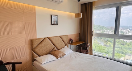 Spacious Studio Apt High Floor Private By Abhibha Stays in Pashan Pune Room Type - Bay Spacious studio Apartment