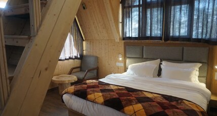 The Alpine Woods | A-frame Wooden Cottages Room Type - Premium A-Frame Cottage