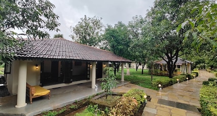 SaffronStays Mango Huts by the river Room Type - 3 BHK Villa SaffronStays Mango Huts by the river Room Type - 3 BHK Villa