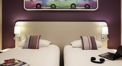 ibis Styles Montbeliard Centre Velotte Room Type - Standard Room with two single beds ibis Styles Montbeliard Centre Velotte Room Type - Standard Room with two single beds
