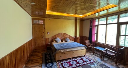 Devdaar | Apple-garden homestay Room Type - 2 Wooden Room with Living Area