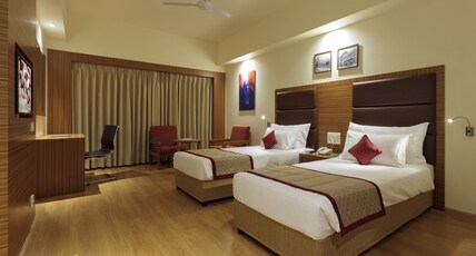 Ramee Panchshil Room Type - Twin Bed Executive