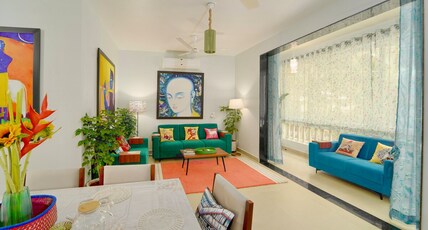 Stylish 2BHK w/ Glass Balcony | 5 Mins to Beach Room Type - Stylish 2BHK w/ Glass Balcony | 5 Mins to Beach