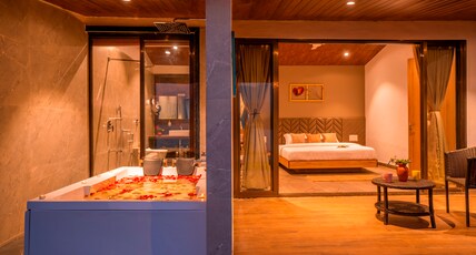 Zostel Plus Lonavala Room Type - Cottage (with Private Lawn and Lake view)