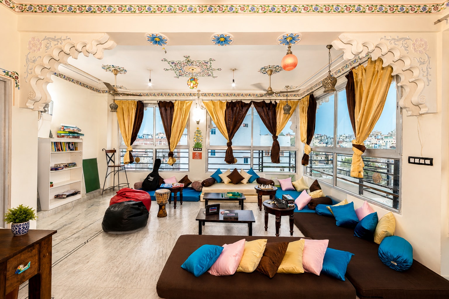 Whereabout Hostel |Rooftop Restaurant at Lake Pichola| - Tap to explore photos