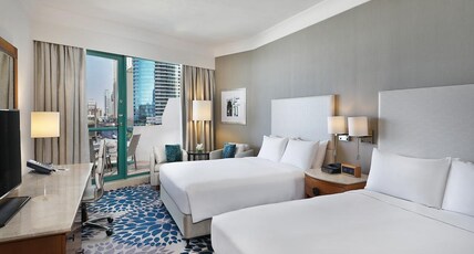 Hilton Dubai Jumeirah Room Type - Deluxe Room with 2 queen beds