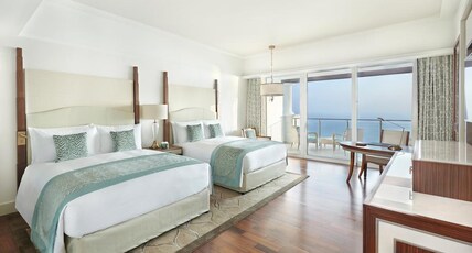 Waldorf Astoria Dubai Palm Jumeirah Room Type - Deluxe Room, 2 Queen Beds (Palm Sea View) Waldorf Astoria Dubai Palm Jumeirah Room Type - Deluxe Room, 2 Queen Beds (Palm Sea View)