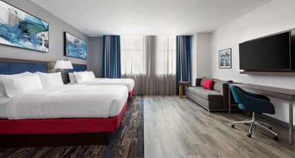 Hampton Inn and Suites Inner Harbor Room Type - 1RM STUDIO SUITE 2-QNS  NS