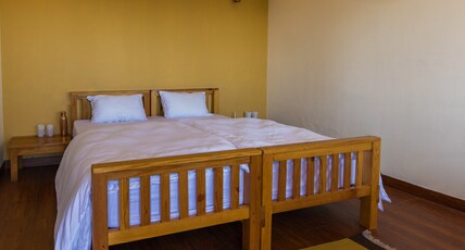 KASAR RAINBOW YOGA RETREAT (100 METER AWAY FROM KASAR DEVI TEMPLE) Room Type - Mountain Range (Deluxe rooms) - Nanda Devi KASAR RAINBOW YOGA RETREAT (100 METER AWAY FROM KASAR DEVI TEMPLE) Room Type - Mountain Range (Deluxe rooms) - Nanda Devi