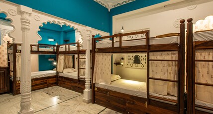 Hostel Mantra Udaipur Room Type - Bed in 10 Bed AC Mixed Dorm with Attached Bathroom