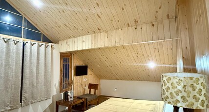 The Bulevar- Whispering Willows Room Type - Attic Room on Top Floor with Partial Mountain View