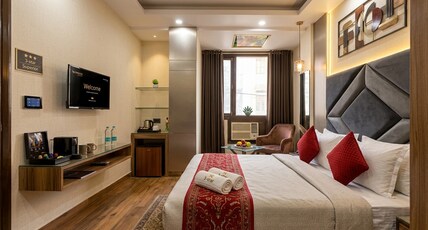 Hotel Shivam International 2 Min Walk From New Delhi Railway Station Room Type - Standard Room with Smart TV (Free Early Check In- 2 Hours)