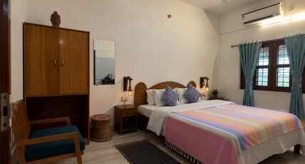 Moustache Khajuraho Room Type - Superior Private Room with AC and Attached Bathroom