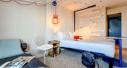 IBIS STYLES LA ROCHELLE THALASSO Room Type - Room with 1 large bed, 1 sofa bed and countryside view