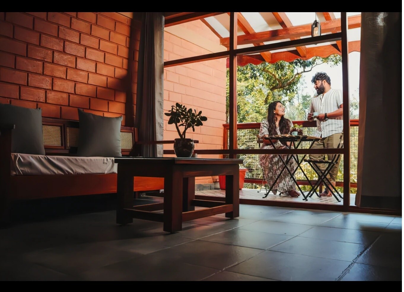 Premium Mountain view room Chikmagalur - Tap to explore photos