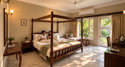 Kings Abode - Luxuria Ranakpur by Moustache Room Type - Superior Double With Open Shower