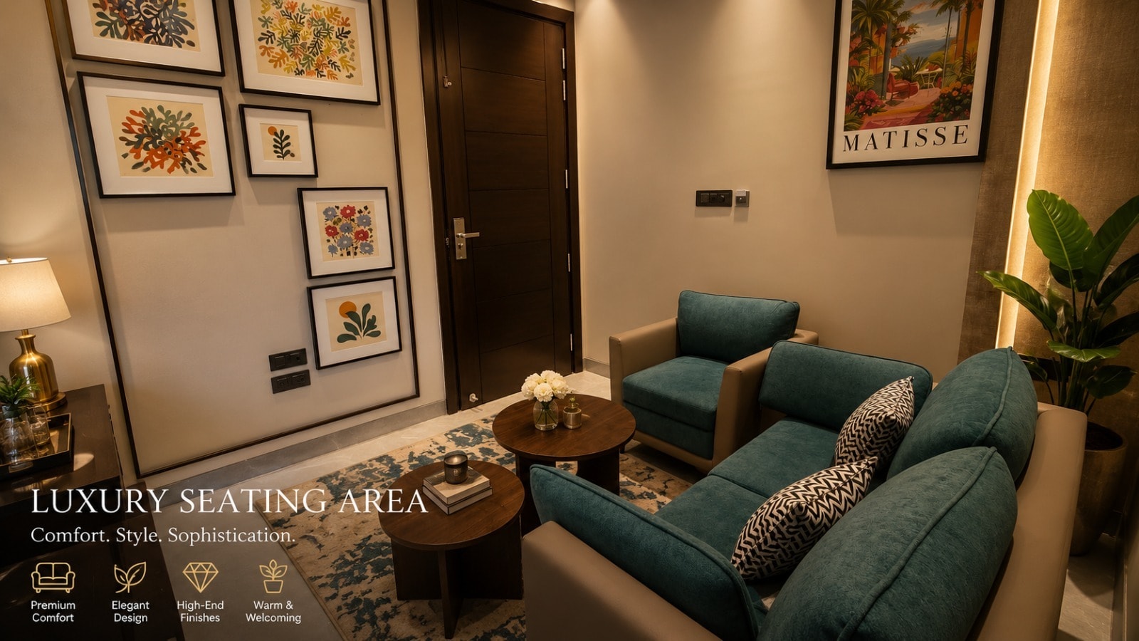 Art Luxury Service Apartment Golf Course Road - Tap to explore photos